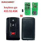 适用于丰田普锐斯、皇冠2004-2009款，频率312/315/433MHz 芯片:4D B9 智能钥匙电路板 板号:0030 半智能/智能无钥匙进入一键启动版 FCCID:MOZB31EG/MOZB21TG